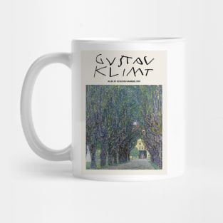 Gustav Klimt Allee At Schloss Kammer 1910 Exhibition Design Mug